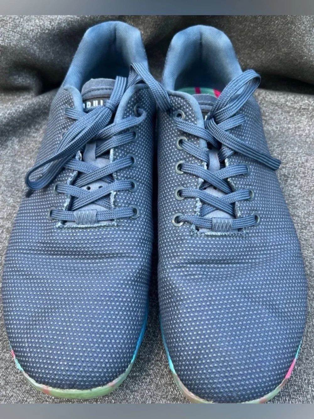 NoBull Blue Trainer Superfabric Shoes Men 11.5 or Women 13 - Picture 2 of 15